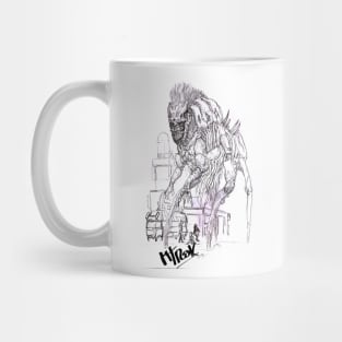 a monster on the street Mug